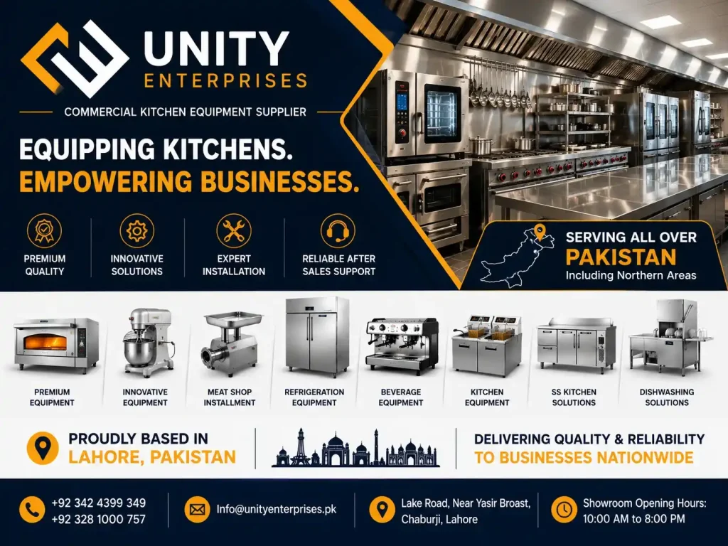 Hero Image - Unity Enterprises - Commercial Kitchen Equipments